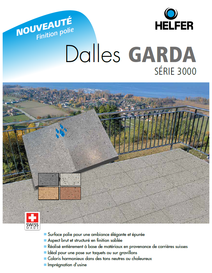 * Nouveautés * Dalles GARDA 3000