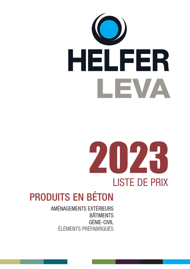 Liste de prix 2023